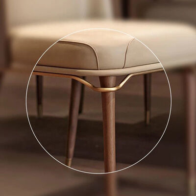 Italian Luxury Metal Frame Dining Chairs 8 Kg Glad Leather Negotiation