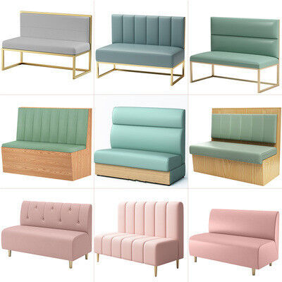 High Back Commercial  Booth Seating School Furniture UK Leisure L120xW65xH90CM