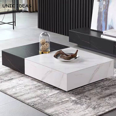 Harga bagus American Style Luxury Center Table 130*80*26 Cm Wrought Iron Marble on line