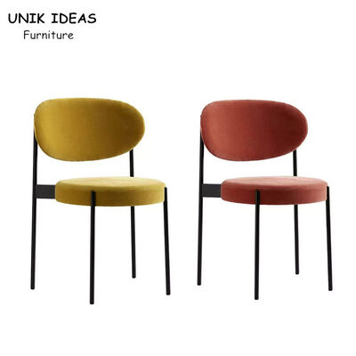Harga bagus Elegant Iron Metal Base Dining Chair Hotel Banquet Restaurant Leisure Chairs on line