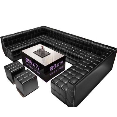 Harga bagus Night Club Long Bench Pu Leather Vip Strip Booth Seating KTV Bar Furniture on line