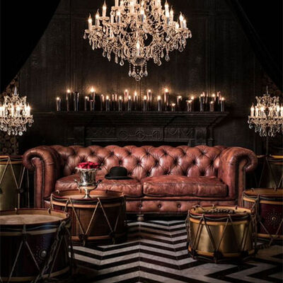 Harga bagus Kd Commercial Furniture 3 Seater Club Lounge Sofa Antique Luxury Vip on line