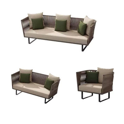 Harga yang bagus 1.5mm Modern Lounge Sectional Outdoor Sofa Adjustable Waterproof Garden Furniture Set on line