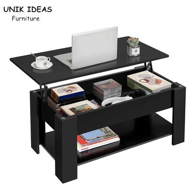 Harga bagus Multifunctional Lift Top Luxury Coffee Table Square Tea Center Table on line