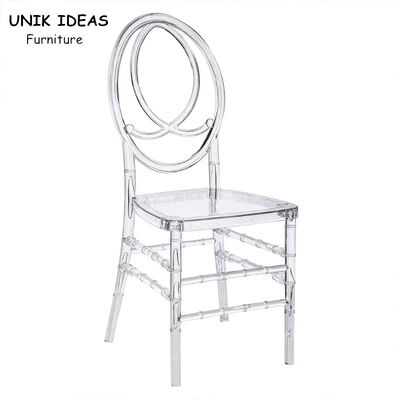 Harga yang bagus Rental Wedding Banquet Chair Stacking Plastic Transparent Clear Phoenix Chair on line