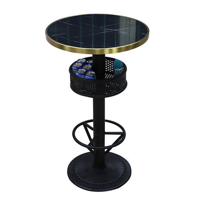 Harga bagus Rumah Restoran Counters for Sale Desain persegi panjang Metal Chair Kayu Bar Counter on line