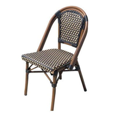Harga yang bagus Outdoor Patio Furniture French Style Rattan Chair Paris Cafe Parisian Bistro Chairs on line