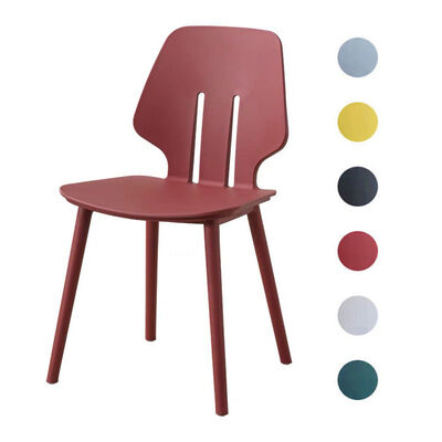 Harga yang bagus Nordic Modern Color Plastic Hotel Dining Chair Outdoor Leisure Cheap Garden PP Chairs on line