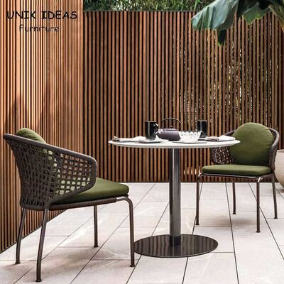 Harga bagus Modern Leisure Garden Furnitures Rope Outdoor Furniture Balcony Set 60x75cm on line