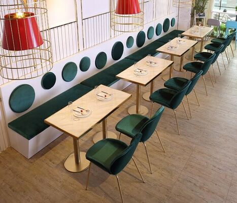 Harga yang bagus Bespoke Banquette Seating Commercial Booth Seating Dining Room Dubai 120x55x105cm on line
