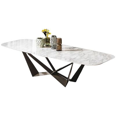 Harga yang bagus Small Luxury Dining Table And Chairs 4 Person Marble Dining Table Set 200cm 180cm 160cm 220cm on line