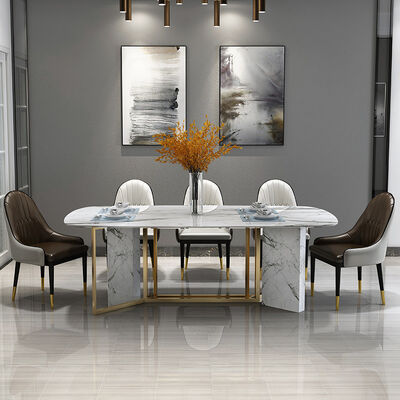 Harga yang bagus 8 Seater Marble Luxury Dining Table And Chairs Italian Furniture Unik Ideas on line