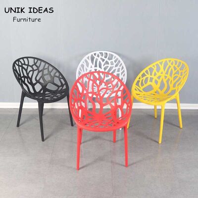 Harga bagus PP Plastic Stackable Dining Room Chairs Modern Leisure Garden 45x48x80cm on line
