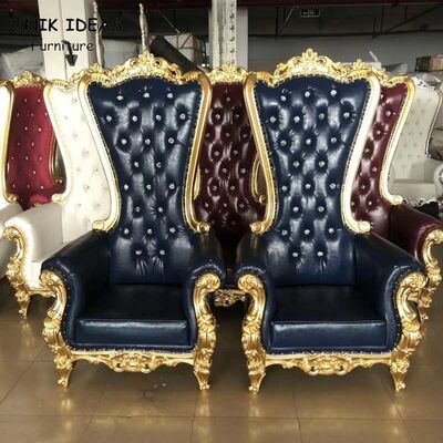 Harga bagus Red Blue White King And Queen Wedding Chairs For Rent High Back Royal Unik Ideas on line