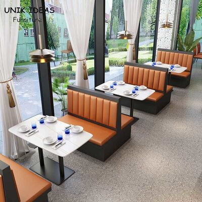 Harga bagus Bar Bistro Restaurant Dining Table And Chairs 200cm 240CM For 4 Person on line