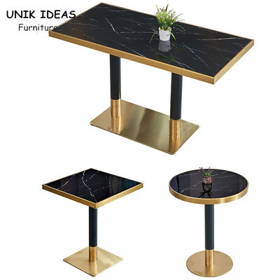 Harga yang bagus 180cm 160cm 150cm 140cm Rectangle Marble Dining Table And Chairs Set on line