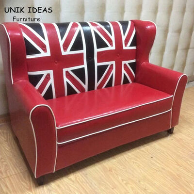 Harga bagus England Commercial Booth Seating Leather Modern Restaurant Banquette Seating Bench on line