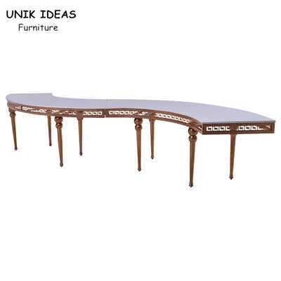 Harga bagus Nesting Hall Round Banquet Foldable Table Circular Party Stainless Steel on line