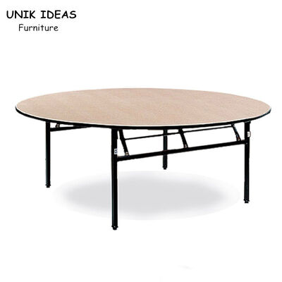 Harga yang bagus 30 X 72 Folding Banquet Table Round Waterproof Round Hotel 1.8m on line