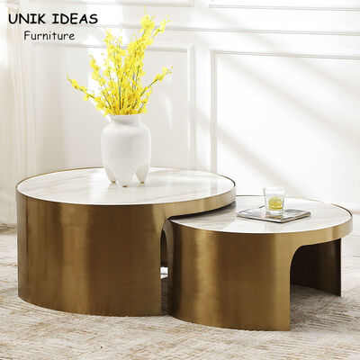 Harga bagus 70x70cm sitting room bedroom Luxury Center Tables circle Decoration on line