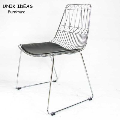 Harga bagus Patio Metal Wrought Iron Dining Chairs Indoor Creative Home Leisure 46x53x80.5cm on line