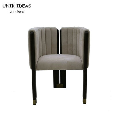 Harga yang bagus Nordic Single Seat Sofa Chair Black  Leather Velvet Three Legs UK-AC026 on line